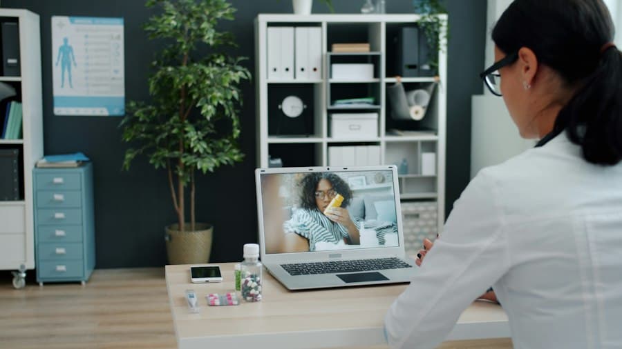 A virtual wellness consultation