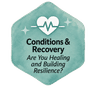 Illustration representing conditions and recovery on Wholeness Community Marketplace