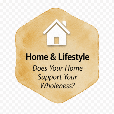 Illustration representing home and lifestyle on Wholeness Community Marketplace