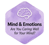 Illustration representing mind and emotions on Wholeness Community Marketplace