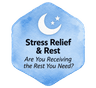Illustration representing stress relief and rest on Wholeness Community Marketplace