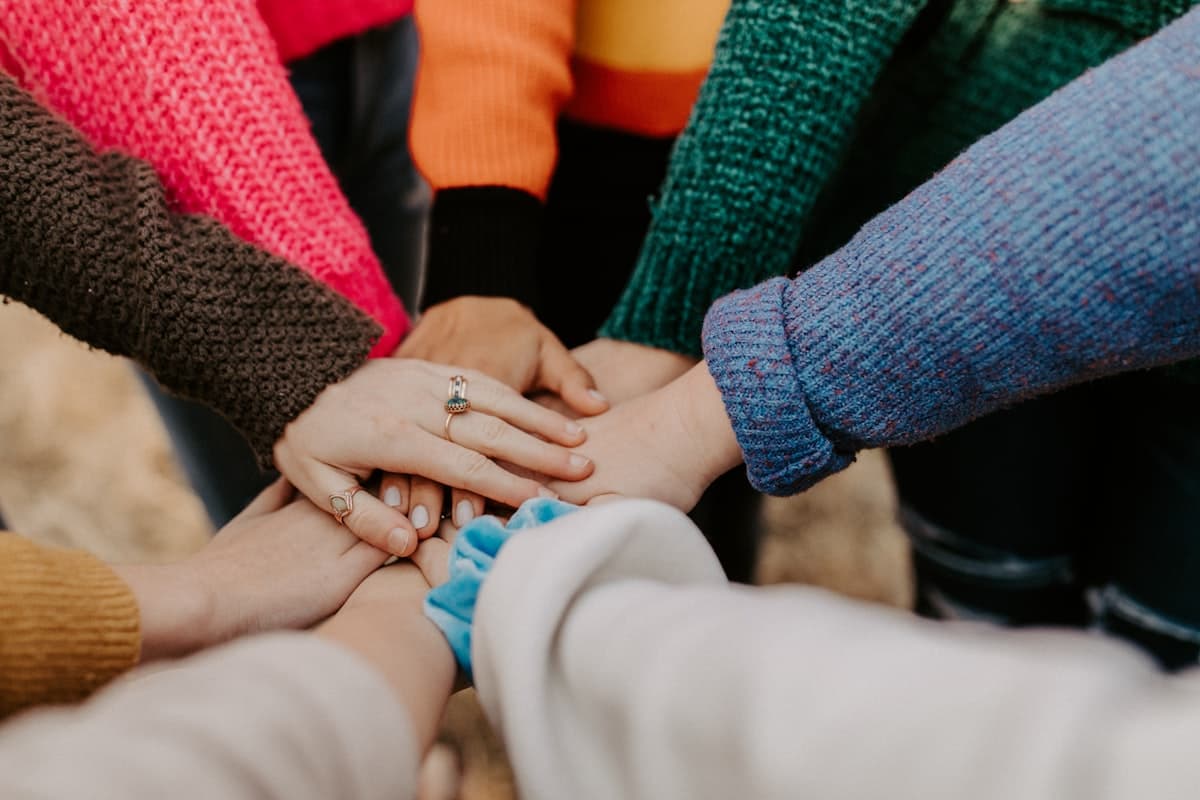 Real photography representing relationships & support on Wholeness Community Marketplace